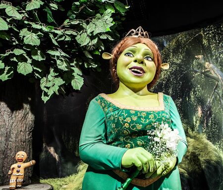 AMSTERDAM, NETHERLANDS - JANUARY 21: Wax famous persons of Madame Tussaud museum on JANUARY 21, 2015...