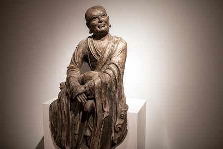 AMSTERDAM, NETHERLANDS - MARCH 13, 2016: Expositions halls of  national Rijksmuseum. The museum attracts more than 2 million visitors each year. On March 13, 2016 in Amsterdam - Netherland.のeditorial素材