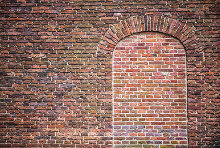 Antique brick stone wall texture. Photo Background.の写真素材