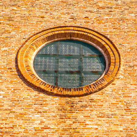 Ancient Italian traditional window.の写真素材
