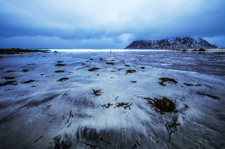 Lofoten islands. Beautiful Norway spring landscape.の写真素材