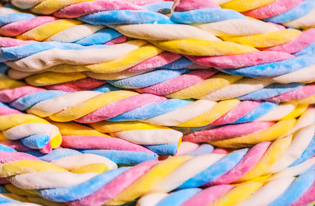 Multicolored candy close-up as background.の写真素材