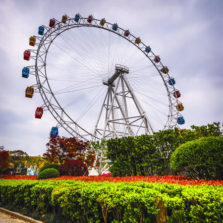 Traditional Chinese City Garden Park.のeditorial素材