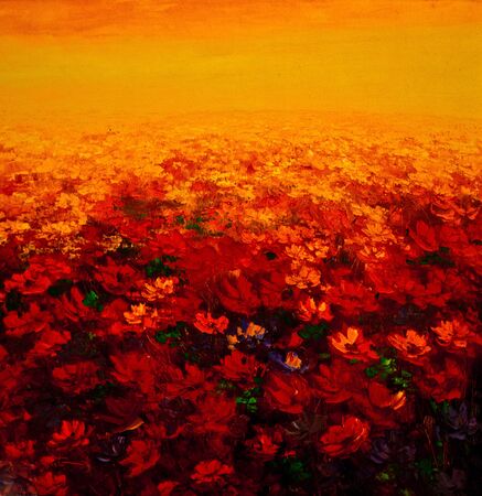 INDONESIA, BALI - JANUARY 20, 2011: Traditional Picture Painting by Indonesian Masters Close-up.のeditorial素材