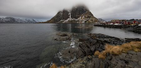 Traditional landscape of Norwegian nature.の写真素材