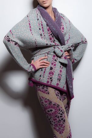 Fashion designer clothes close-up.の写真素材