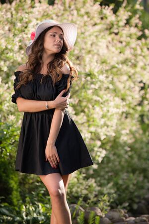 Portrait of beautiful young girl.の写真素材
