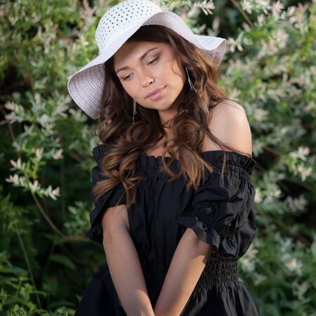 Portrait of beautiful young girl.の写真素材