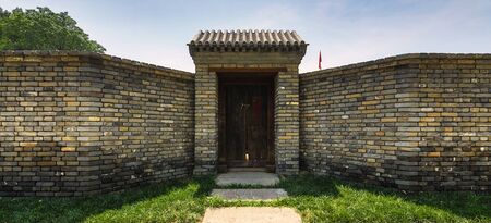Traditional Chinese City Garden Park in Beijing.の写真素材