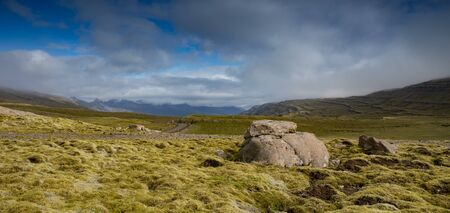 Beautiful scenic wild landscape of Icelandic nature.の写真素材