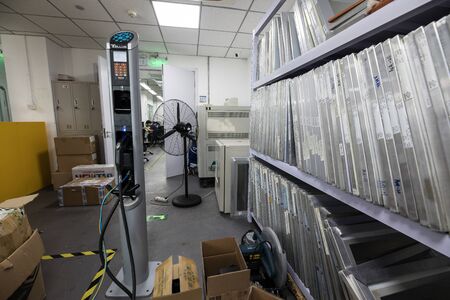 BEIJING, Ð¡HINA - JUNE 03: Laboratory for manufacture of high-tech chip elements in China.