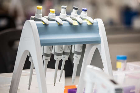 BEIJING, CHINA - JUNE 03, 2019: Modern drug manufacturing laboratory equipment.のeditorial素材