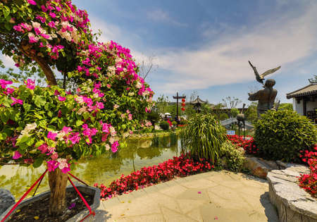 BEIJING, Ð¡HINA - JUNE 01, 2019: International Horticultural Exhibition 2019, Beijing, China.のeditorial素材