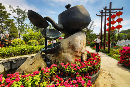 BEIJING, Ð¡HINA - JUNE 01, 2019: International Horticultural Exhibition 2019, Beijing, China.のeditorial素材