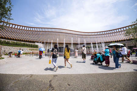 BEIJING, Ð¡HINA - JUNE 01, 2019: International Horticultural Exhibition 2019, Beijing, China.のeditorial素材