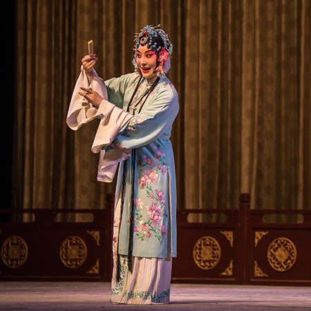 BEIJING, Ð¡HINA - JUNE 01, 2019: Traditional Chinese Opera at Beijing.のeditorial素材