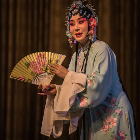 BEIJING, Ð¡HINA - JUNE 01, 2019: Traditional Chinese Opera at Beijing.のeditorial素材