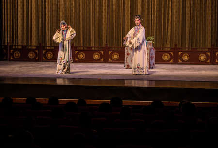 BEIJING, Ð¡HINA - JUNE 01, 2019: Traditional Chinese Opera at Beijing.