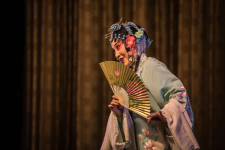 BEIJING, Ð¡HINA - JUNE 01, 2019: Traditional Chinese Opera at Beijing.