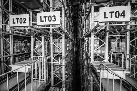 BEIJING, CHINA - JUNE 03, 2019: Modern automation of warehouse production in China.のeditorial素材