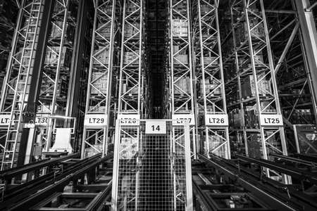 BEIJING, CHINA - JUNE 03, 2019: Modern automation of warehouse production in China.