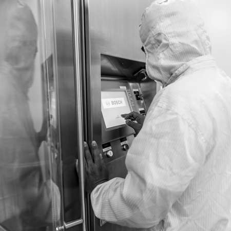 BEIJING, CHINA - JUNE 03, 2019: Medical Scientific Research Labratory of viruses and drugs.のeditorial素材