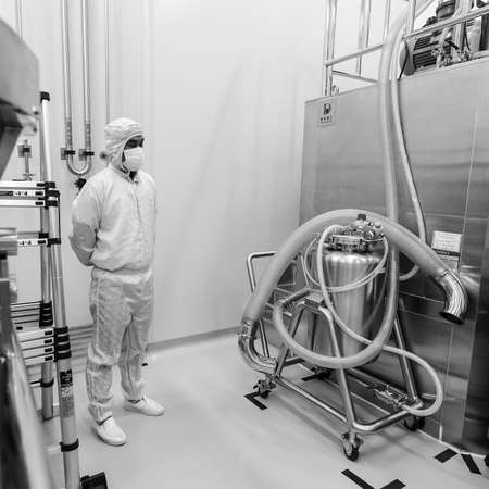 BEIJING, CHINA - JUNE 03, 2019: Medical Scientific Research Labratory of viruses and drugs.のeditorial素材