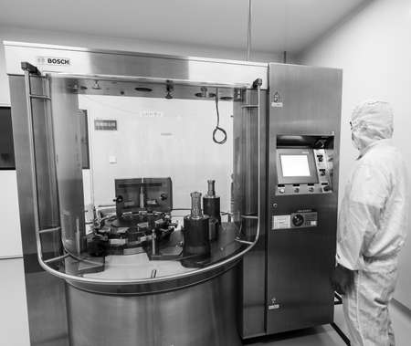 BEIJING, CHINA - JUNE 03, 2019: Medical Scientific Research Labratory of viruses and drugs.