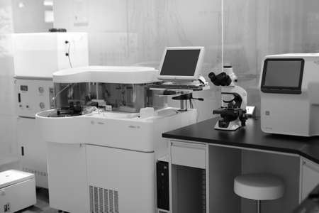 BEIJING, CHINA - JUNE 03, 2019: Medical Scientific Research Labratory of viruses and drugs.のeditorial素材