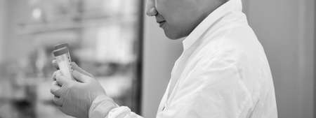 BEIJING, CHINA - JUNE 03, 2019: Medical Scientific Research Labratory of viruses and drugs.のeditorial素材