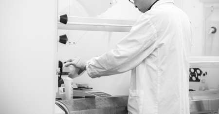 BEIJING, CHINA - JUNE 03, 2019: Medical Scientific Research Labratory of viruses and drugs.のeditorial素材