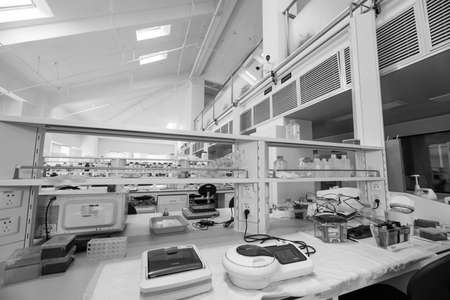 BEIJING, CHINA - JUNE 03, 2019: Medical Scientific Research Labratory of viruses and drugs.のeditorial素材