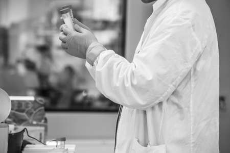 BEIJING, CHINA - JUNE 03, 2019: Medical Scientific Research Labratory of viruses and drugs.のeditorial素材