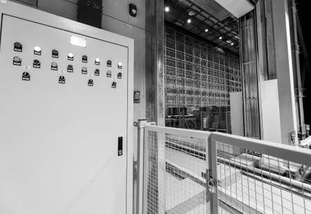 BEIJING, CHINA - JUNE 03, 2019: Modern automation of warehouse production in China.のeditorial素材