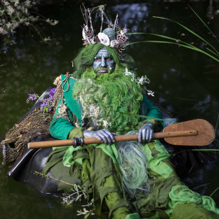 Fantastic image of Poseidon. Fine Art Fairy Tale Photography.