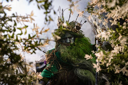 Fantastic image of Poseidon. Fine Art Fairy Tale Photography.の写真素材