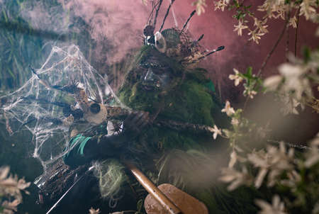 Fantastic image of Poseidon. Fine Art Fairy Tale Photography.の写真素材