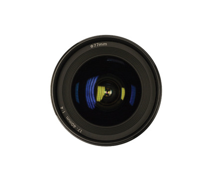 Generic Cameral Lens isolated on whiteの写真素材