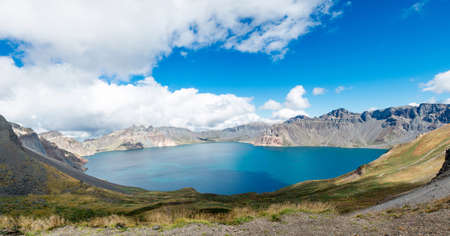China Jilin tianchi skylineの写真素材