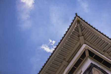 Temple Blue Skyの写真素材