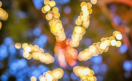 Christmas Light Burstの写真素材