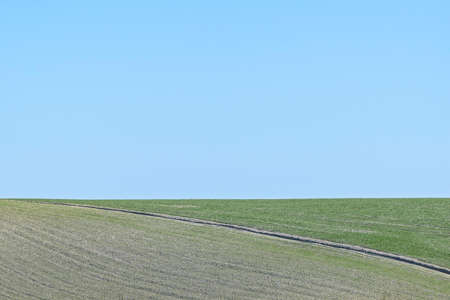 Views of the Siena countrysideの写真素材