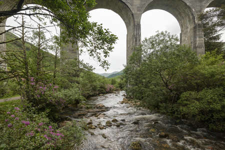 glenfination viaductの写真素材