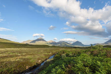 inside landscapes of the Isle of Skyeの写真素材