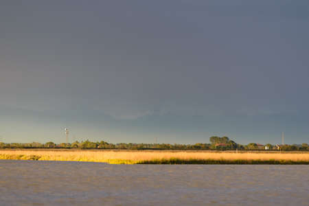 bibione lagoon viewsの写真素材