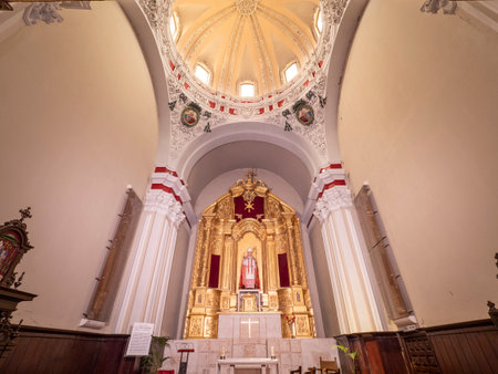 Interior of the Church of the Assumption of the Blessed Virgin Mary in Braga, Portugal