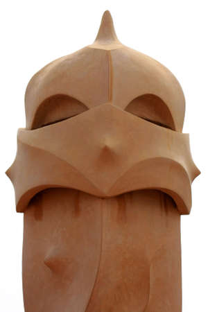 A detail of Gaudi La Pedrera in Barcelonaの写真素材