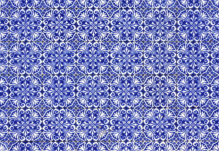 Old tiled Background - portuguese azulejos