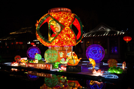 Baotu Spring Lanternのeditorial素材