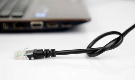lan cableの写真素材